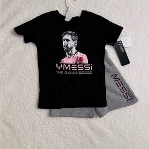 NWT Messi “GOAT” Short Set